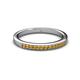 2 - Janice 1.70 mm Citrine 13 Stone Wedding Band 