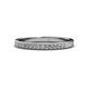 1 - Janice 1.70 mm Diamond 13 Stone Wedding Band 