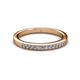 2 - Janice 1.70 mm Diamond 13 Stone Wedding Band 