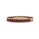 1 - Janice 2.00 mm Round Ruby 13 Stone Wedding Band 