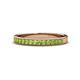 1 - Janice 2.00 mm Round Peridot 13 Stone Wedding Band 