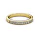 2 - Janice 2.00 mm Round Diamond 13 Stone Wedding Band 