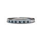 1 - Janice Blue and White Diamond Wedding Band 