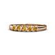 1 - Talia Citrine Wedding Band 