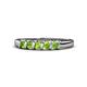 1 - Talia Peridot Wedding Band 