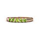 1 - Talia Peridot Wedding Band 