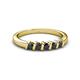 2 - Talia Black Diamond Wedding Band 