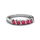 3 - Talia Ruby Wedding Band 