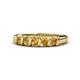 1 - Talia Citrine Wedding Band 