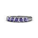 1 - Talia Iolite Wedding Band 