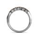 6 - Talia Smoky Quartz Wedding Band 