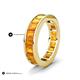 5 - Aira 5.25 ctw Emerald Shape Citrine Women Stackable Eternity Band 