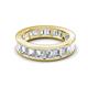 4 - Aira 4.50 ctw Emerald Shape Lab Grown Diamond Women Stackable Eternity Band 