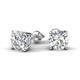 1 - Alina 4.00 ctw IGI Certified Cushion Shape Lab Grown Diamond Four Prongs Solitaire Stud Earings 