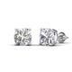 4 - Alina 6.00 ctw IGI Certified Cushion Shape Lab Grown Diamond Four Prongs Solitaire Stud Earings 