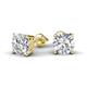 1 - Alina 6.00 ctw IGI Certified Cushion Shape Lab Grown Diamond Four Prongs Solitaire Stud Earings 