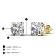 6 - Alina 6.00 ctw IGI Certified Cushion Shape Lab Grown Diamond Four Prongs Solitaire Stud Earings 