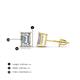 4 - Alina 1.50 ctw Emerald Cut Lab Grown Diamond Solitaire Stud Earrings 