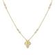 1 - Sariya Fine Unseen 0.55 ctw Pear Shape Yellow Sapphire accented Round & Baguette Natural Diamond Floral Necklace 