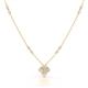 1 - Sariya Fine Unseen 0.45 ctw Pear Shape Natural Diamond accented Baguette & Round Diamond Floral Necklace 