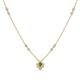 1 - Avira Fine Unseen 0.35 ctw Pear Shape Smoky Quartz accented Round Natural Diamond Floral Necklace 