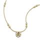 3 - Avira Fine Unseen 0.35 ctw Pear Shape Smoky Quartz accented Round Natural Diamond Floral Necklace 