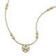 3 - Avira Fine Unseen 0.35 ctw Pear Shape Natural Diamond accented Round Diamond Floral Necklace 
