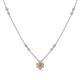 1 - Avira Fine Unseen 0.35 ctw Pear Shape Citrine accented Round Natural Diamond Floral Necklace 