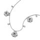 3 - Viana Fine Unseen 1.15 ctw Oval Shape Smoky Quartz accented Baguette & Rose Cut Natural Diamond Floral Necklace 