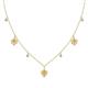 1 - Inara Fine Unseen 0.75 ctw Pear Shape Citrine accented Round & Rose Cut Natural Diamond Floral Necklace 