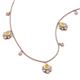 3 - Inara Fine Unseen 0.75 ctw Pear Shape Yellow Sapphire accented Round & Rose Cut Natural Diamond Floral Necklace 