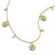 3 - Inara Fine Unseen 0.75 ctw Pear Shape Peridot accented Round & Rose Cut Natural Diamond Floral Necklace 