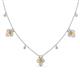 1 - Ayla Fine Unseen 2.00 ctw Pear Shape Citrine accented Baguette & Rose Cut Natural Diamond Floral Necklace 