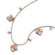 3 - Ayla Fine Unseen 2.00 ctw Pear Shape Citrine accented Baguette & Rose Cut Natural Diamond Floral Necklace 