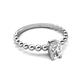 3 - Helen Oval Cut Diamond Solitaire Promise Ring 