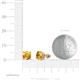 4 - Alina Citrine (6.50 mm) Solitaire Stud Earrings 