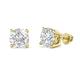 1 - Alina White Sapphire (6 mm) Solitaire Stud Earrings 