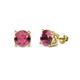 1 - Alina Rhodolite Garnet (5mm) Solitaire Stud Earrings 