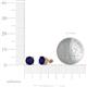 3 - Alina Blue Sapphire (5.5mm) Solitaire Stud Earrings 