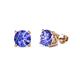 1 - Alina Tanzanite (5.5mm) Solitaire Stud Earrings 