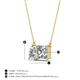4 - Zara 2.00 ctw IGI Certified Pear and Princess Shape Lab Grown Diamond Toi Et Moi Women Pendant Necklace 