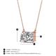 4 - Zara 2.00 ctw IGI Certified Pear and Princess Shape Lab Grown Diamond Toi Et Moi Women Pendant Necklace 