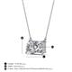 4 - Zara 2.00 ctw IGI Certified Pear and Princess Shape Lab Grown Diamond Toi Et Moi Women Pendant Necklace 