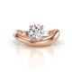 1 - Anahi 1.00 ct IGI Certified Lab Grown Diamond Women Curve Solitaire Ring 