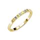 1 - Abila Yellow Sapphire and Diamond Wedding Band 