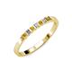 1 - Abila Citrine and Diamond Wedding Band 