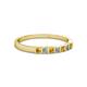 2 - Abila Citrine and Diamond Wedding Band 