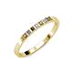 1 - Abila Smoky Quartz and Diamond Wedding Band 