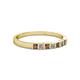 2 - Abila Smoky Quartz and Diamond Wedding Band 