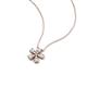 4 - Bloom Lab Grown Diamonds Petite Women Flower Pendant Necklace 